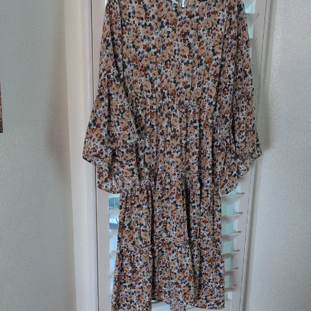 SHEIN Multicolor Floral Dress
